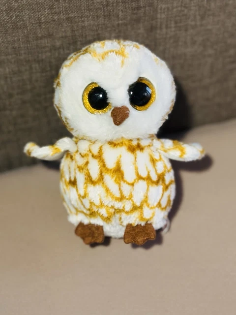 TY Beanie Boo Eule Gesichtsmaske – Wiederverwendbar, Waschbar, Verstellbare Ohrenriemen & Nasenbügel