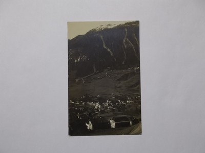 CARTOLINA TRENTINO ALTO ADIGE TRENTO MOENA PANORAMA FOTOGRAFICA 