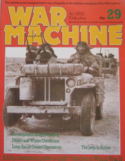 War Machine Orbis magazine Issue 29 Light Vehicles of World War II, Jeep