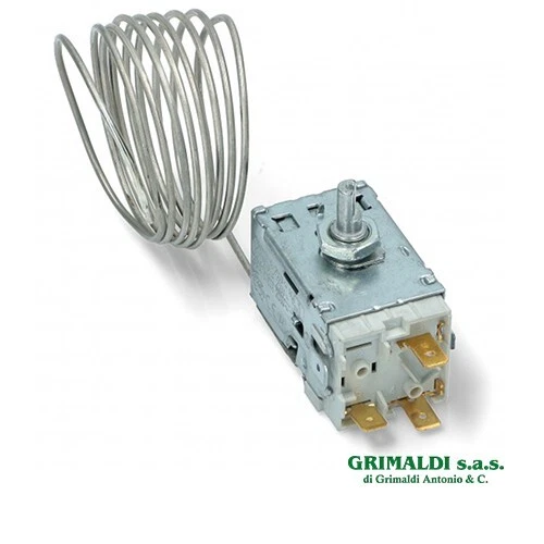 Termostato Per Frigorifero Ariston Indesit C00019212 A 2 Contatti Con Bulbo 700mm - Foto 3