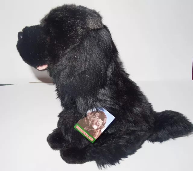 Newfoundland 12" toy dog as it is, personalised, gift wrapped, 3 options