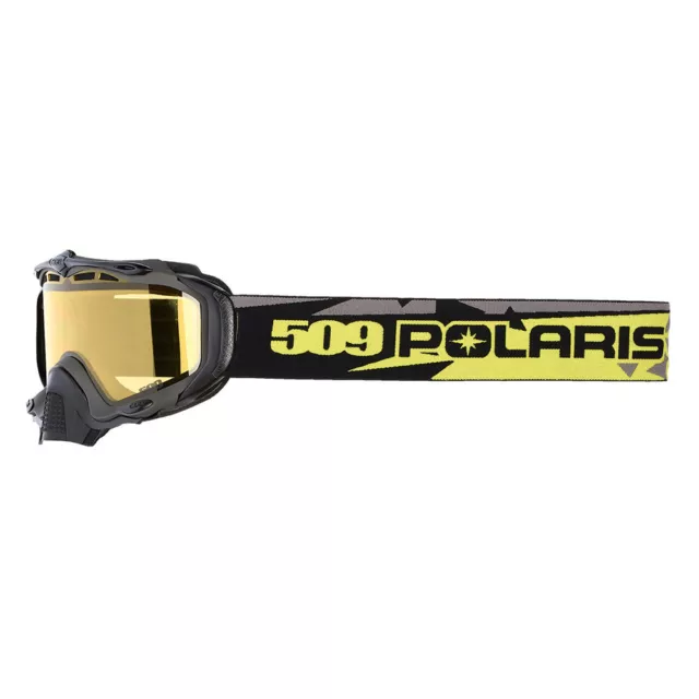 Polaris 509 Sinister X5 Snowmobile Goggle Anti Fog Scratch Fast Swap Lens Lime