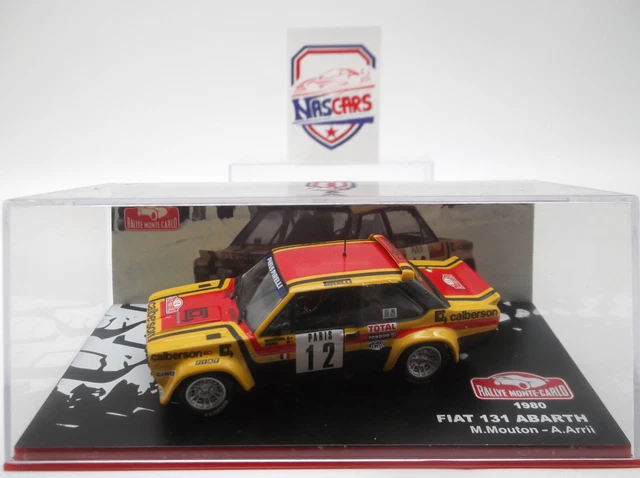 Diecast Model Cars Fiat 124 1/24 IXO Abarth No.2 Rally Monte Carlo 1973