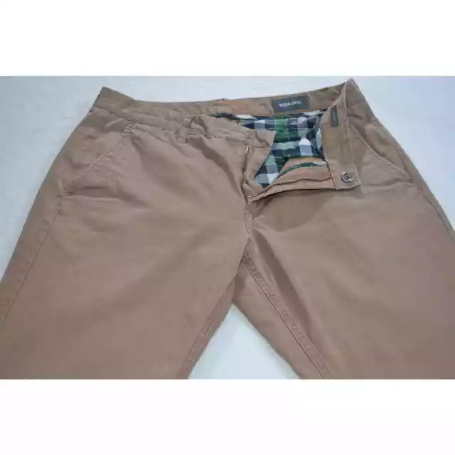 48267 Bonobos Pants Mens Size 33 x 33 Chinos Khakis Slim Straight FLAT Tan