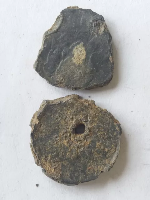 William And Mary & Charles Ii Tin Farthings Metal Detecting Find