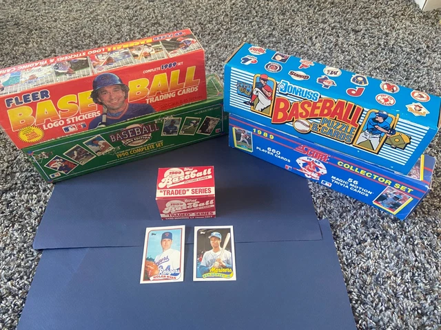 1989 1990 Five Set Lot '89 Topps Traded Griffey Factory Fleer Upper Deck Donruss 1989 1990 Five Set Lot '89 Topps Traded Griffey Factory Fleer Upper Deck Donruss