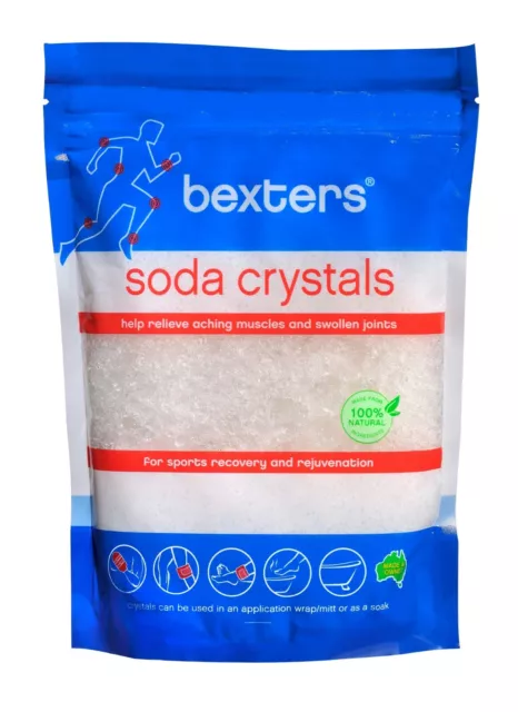 Bexters Soda Crystals 800g Muscle Pain Relief Relieve Swollen Joint Sports