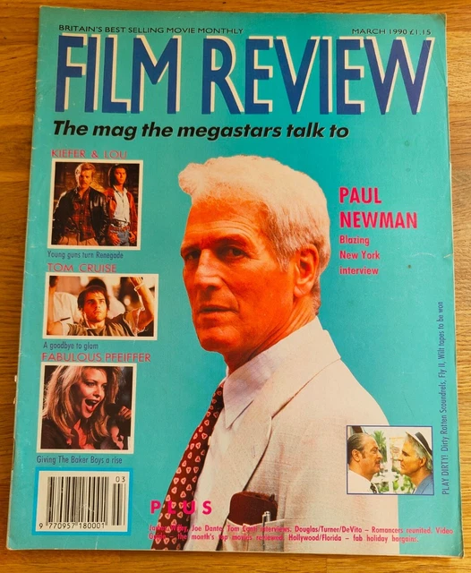 MAGAZINE FILM Review Mar 1990 Paul Newman Cover Interview Tom Cruise