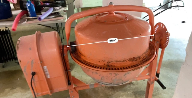 CENTRAL MACHINERY; Harbor Freight Electric Cement Mixer, 3-1/2 Cubic Ft.