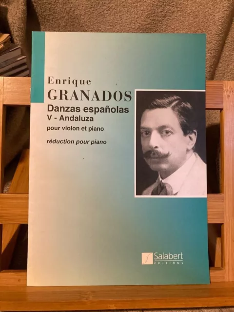 Granados Danses espagnoles V Andaluza partition piano ed. Salabert