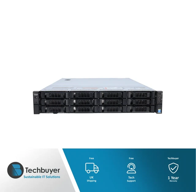 Server Dell PowerEdge R730XD LFF 12x Baie LFF + 2x2,5 SFF – 2x E5-2680 V4 2.4GHz, 32GB RAM, H730, 750W