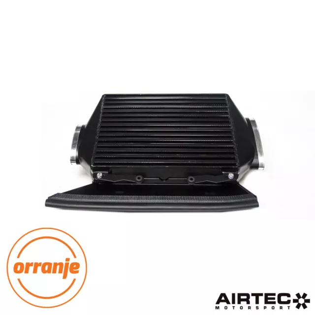 Airtec BMW MINI Cooper S R53 JCW Top Mount GRÖSSER Ladeluftkühler SCHWARZ KEINE SCHLUMMERN 2