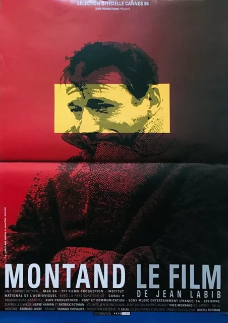 Affiche Pliée 40x60cm MONTAND, LE FILM (1994) Yves Montand, Marilyn Monroe #