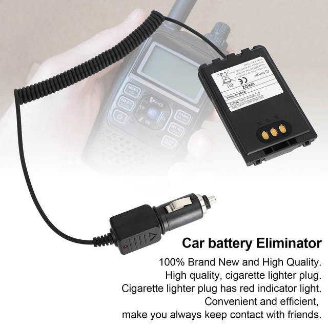 12-24V Chargeur De Batterie Eliminator Pour Id-31E Id-31A Id-51A Id-51E Radio A1