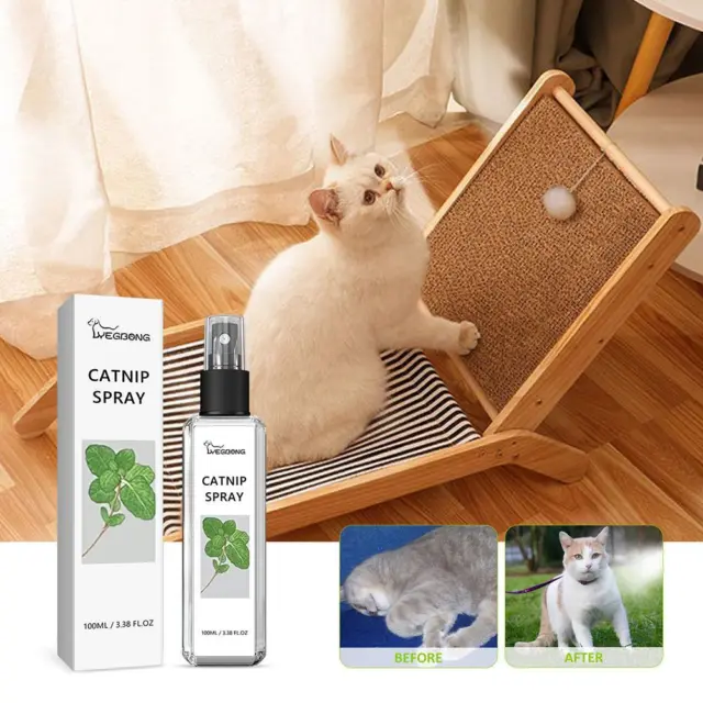 Herbal Cat Joy, spray de hierba gatera para gatos, spray de hierba gatera para gatos de interior 2024
