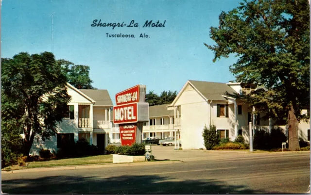 Postcard Shangri-La Motel in Tuscaloosa, Alabama