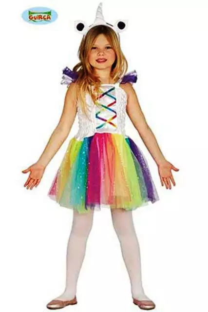 CARNEVALE HALLOWEEN VESTITO Tutu Unicorno Arcobaleno Rainbow Dress Bambina  EUR 19,90 - PicClick IT