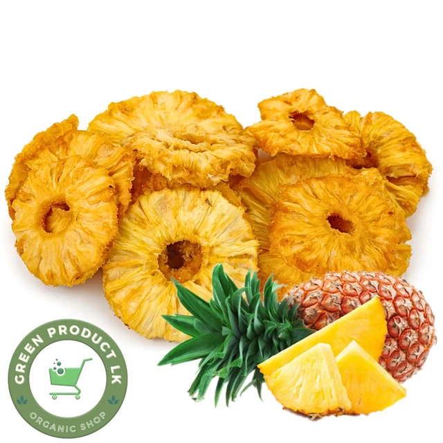 PREMIUM DRIED PINEAPPLE Slices | Organic Natural Sweet Tropical Fruit ...