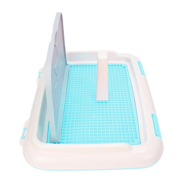 Dog Toilet Indoor Puppy Training Toilet Blue Cat Potty Fence Dog Scheduled U Zin