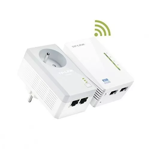 TL-WPA4225KIT CPL Wifi Repeater Powerline 500Mbits 1 adapt. Wifi 300n + 2RJ45