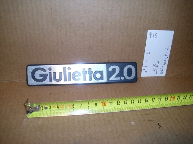 ALFA ROMEO GIULIETTA Spider Sprint Fregio Logo Stemma Emblema Badge