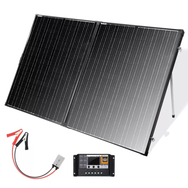 12V400W Folding Solar Panel Blanket Flexible Solar Mat Mono Home Battery Charger