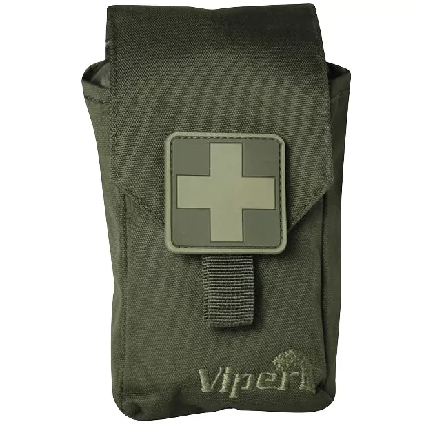 Viper First Aid Hunting Kit Hiking Emergency Medical Molle Safety Pouch Green