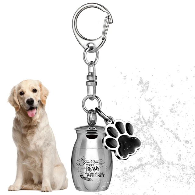 Mini Pet Urns Keychain Keyring Ashes Cremation Holder Keepsake Urns Waterproof