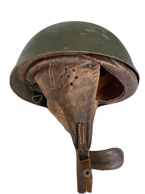 WW2 British Dispatch Rider Helmet and Goggles 1944 Rare