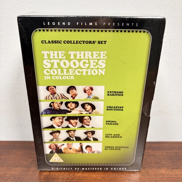 THE THREE STOOGES DVD Collection In Colour Box Set Comedy UK Region 2 ...