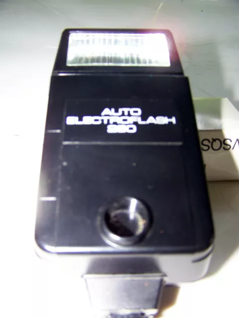 Minolta Auto Electric Flash 280 Single Pin Vtg Hot Shoe Mount Flash