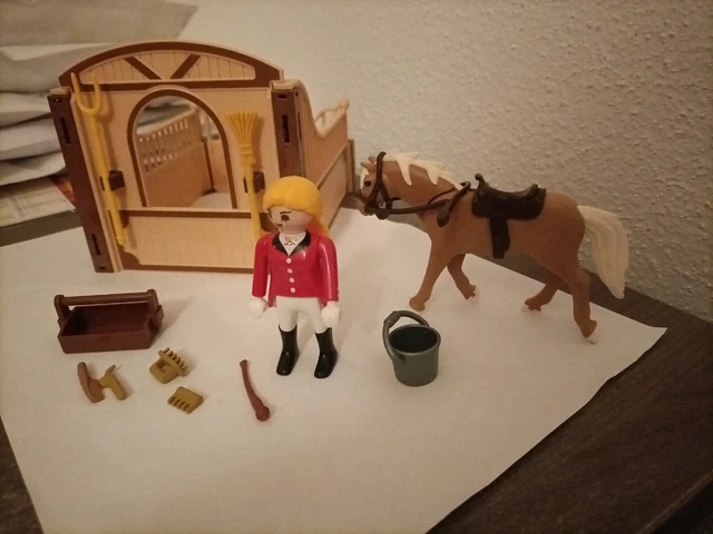Base De Calèche Playmobil 5226 - Pour Ferme, équitation, écurie, Cheval, Occasion