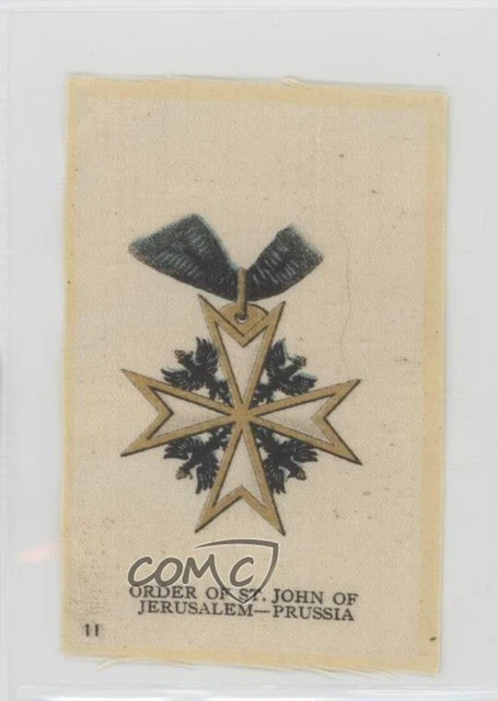 1915 ITC Military Medals Silks Tobacco Order of St John of Jerusalem #11 a8x