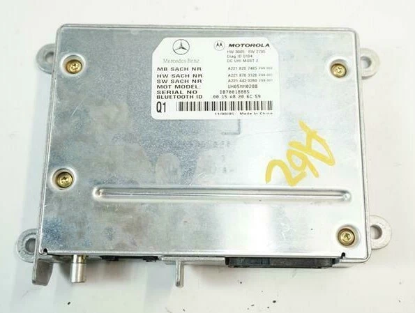 07-13 Mercedes W221 S550 S600 S63 AMG Bluetooth Control Module 2218207485 OEM