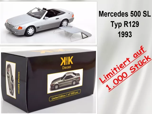 Mercedes-Benz 500 SL (Typ R129)  Limitiert 1.000 Stück  KK-Scale  1:18  OVP  NEU