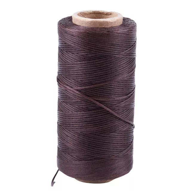 260m 150d 1mm Cuir Couture Cire Cirée Fil Main Aiguille Cordon Artisanat Br3494