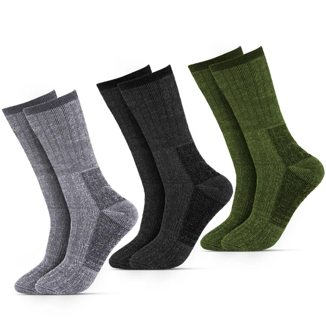 Mens Merino Wool Blend Socks Comfortable Work Boot thermal Winter Socks x 3 Pair