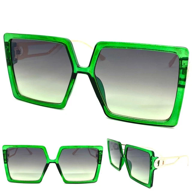 Lunettes De Soleil Rétro En Grand Cadre Carré Style Années 80