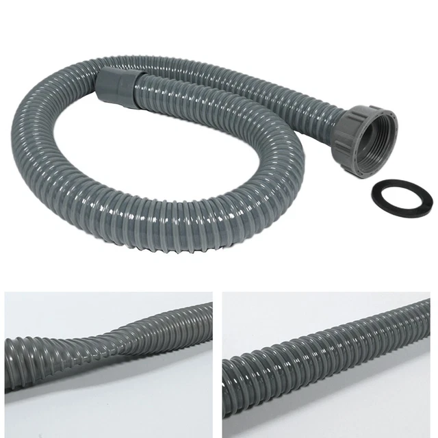 Tubo Flessibile Retrattile Per Scarico Lavandino - 88 Cm, Diametro Large, In PVC Resistente All'Invecchiamento E Impermeabile, Per Cucina, Lavello E Piscina