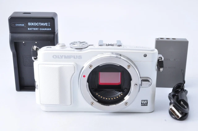 Olympus PEN Lite E-PL6 16.1MP Digital Camera Body 387Shot From JAPAN [Near Mint]