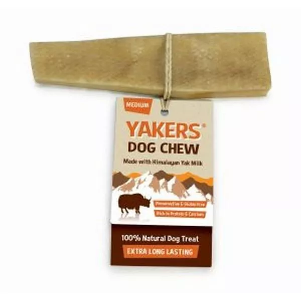 Yakers Gourmet Bonne Santé sans Gluten Haut Protéine Bas Graisse Chien Mâcher M