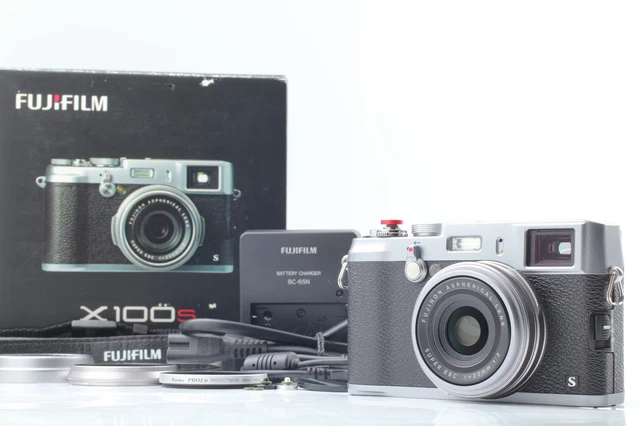 TOP MINT IN BOX Count 3000 Fujifilm Fuji X100S 16.3 MP Digital Camera From JAPAN