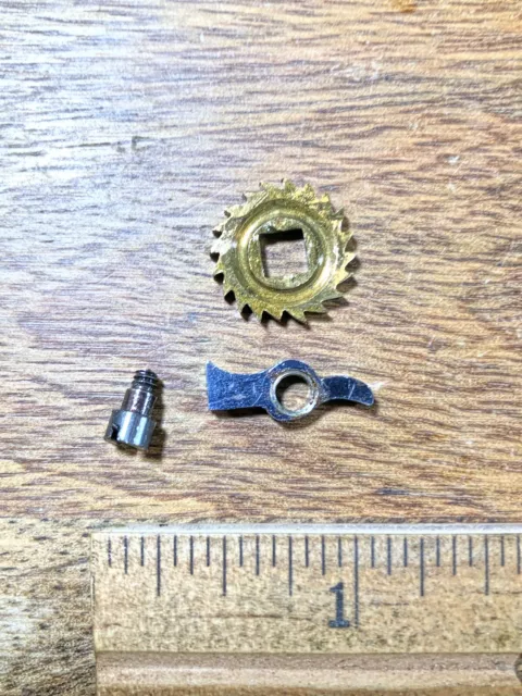 Old Kienzle Clock Movement Click Wheel (See Pics To ID Mvmt) (K8855)