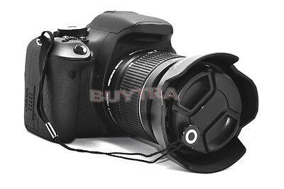 5x Guardabarros de tapa de lente para cubiertas frontales Nikon Canon Pentax BlacXNSE