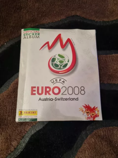 UEFA EURO 2008 Empty ALBUM Panini + COMPLETE SET - FACTORY SEALED - NEW - ITA
