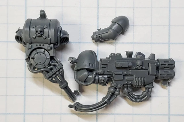 WARHAMMER 40K SPACE Marine Bits NDS Devastator Squad Multi Melta W Arms ...