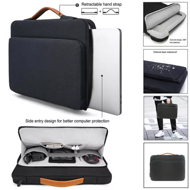 13.3" 14" Laptop Sleeve Bag Case For HP 13-m110dx 2-in-1 Convertible Computer