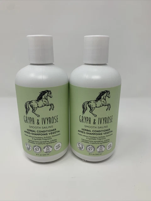 LOTE DE 2 ACONDICIONADORES HERBALES DE VELA SUAVE GRISPH E HIVYROSE PARA NIÑOS 8 oz SELLADO