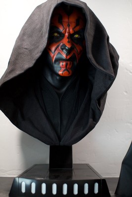 darth maul life size bust sideshow