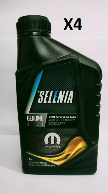 thumbnail image 2 of Selenia Multipower 5W40 Engine Oil - 4 Litres, For Gas, LPG, And Methane Engines (Alfa Romeo, Fiat, Lancia) 2 of 5